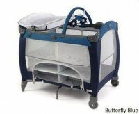  Graco Contour Storage Butterfly Blue - -   